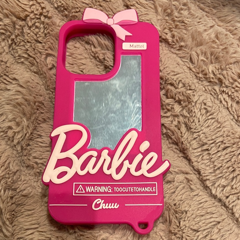 Mattel Barbie mirror Hot Pink Phone Cover iPhone 14 Pro Max